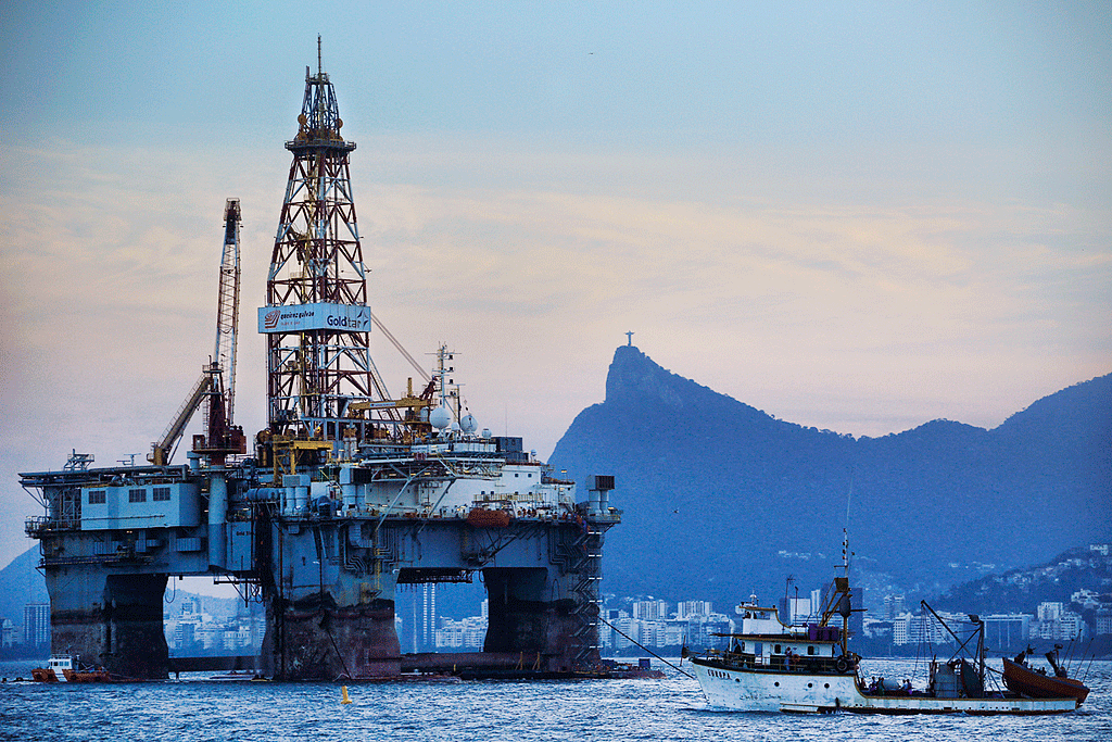 Plataforma da estatal no Rio: empresa é alvo de 4 arbitragens no Brasil e duas internacionais (Dado Galdier/Getty Images)